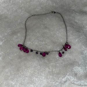 Cute purple beaded necklace